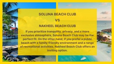 Soluna Beach Club vs Nakheel Beach Club
