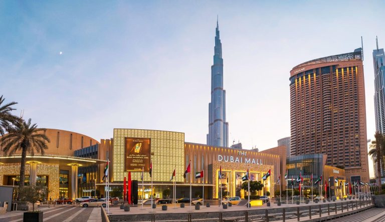 Dubai Mall and the Burj Khalifa, places to visit in UAE during summer, 