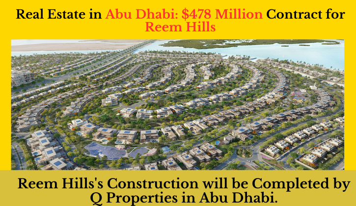 Real Estate in Abu Dhabi: Reem Hills $478 Million Contract