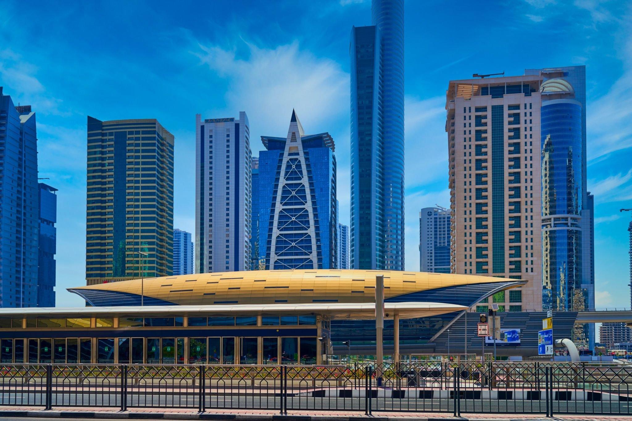 Burj Khalifa Dubai Mall Metro Station,