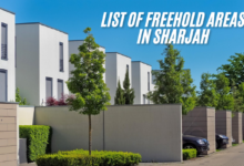 list of freehold areas in sharjah,