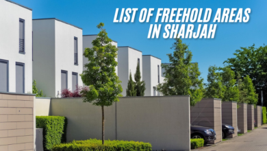 list of freehold areas in sharjah,